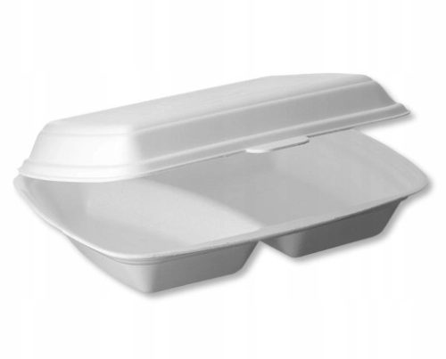 Einweggeschirr Zweiteilige Menübox, Lunchbox 125-tlg.