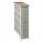  5fünf Simple Smart Badezimmerregal weiß, Brauntöne, Grautöne 48 x 20 x 73,5 cm
