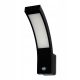 Gartenwandlampen, außen Schwarze Gartenwandleuchte Radam, integrierte 10-W-LED-Quelle