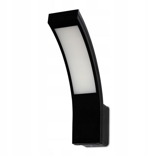 Gartenwandlampen, außen Kwazar Luminaire Gartenwandleuchte, schwarz, integrierte 10-W-LED-Quelle
