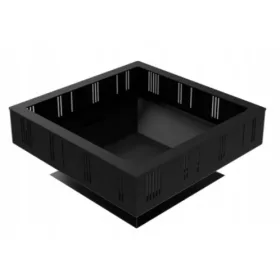    Gartenkamin QUADRUM Grill große Feuerschale Stahl tief 75cm