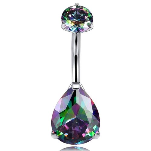 BAUCHOHRRING ZIRKONIA VM TYTAN G23 1,6/10