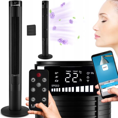  Yoer Spiro Säulenventilator, schwarz