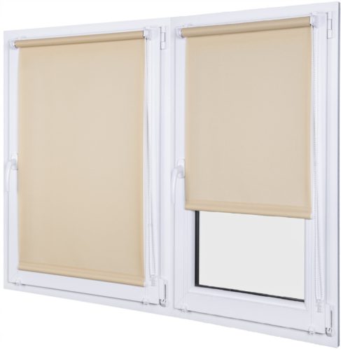 Einfache Mini-Jalousien Halbverdunkelungsrollo Świat Okna 80 cm x 150 cm
