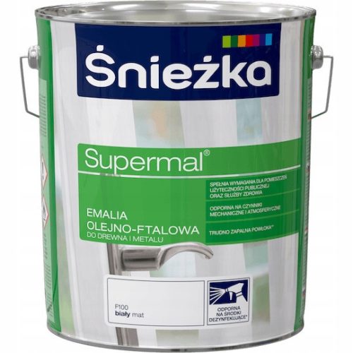 Öl-Phtal-Farbe Supermal F100 weiß 10 l