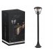  EDO E27 quadratischer Lichtmast 100 cm, schwarz