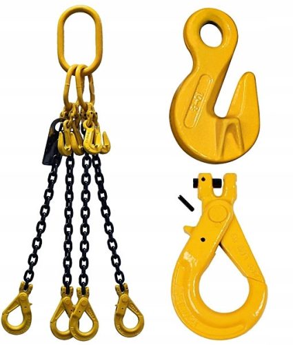 KETTE EINZEL 4C 2,36T 3M Sicherheitshaken + Funke