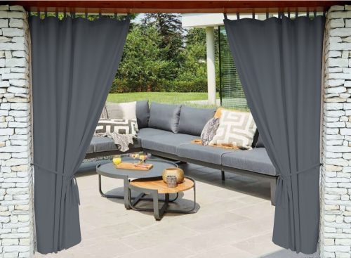 Wasserdichte Vorhänge für Pavillon mit Klettverschluss 155 x 270