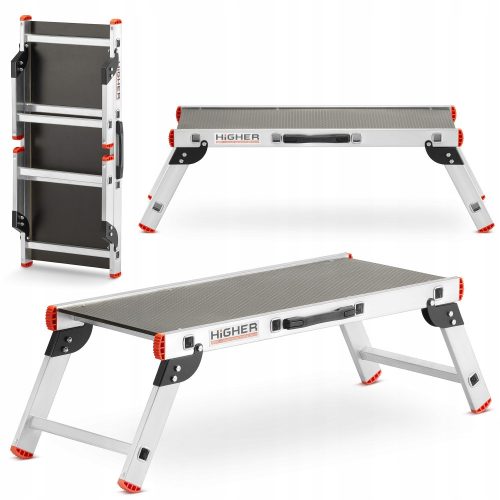 Höhere Leiter 2,35 m Aluminium 1 x 2 bis 150 kg
