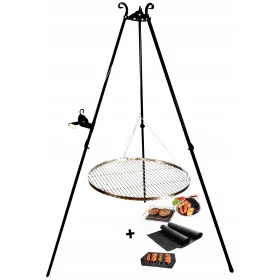  NiKmet Dreibeingrill Edelstahlrost 60 cm