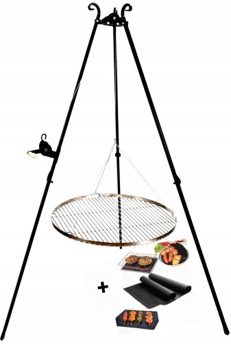  NiKmet Dreibeingrill Edelstahlrost 60 cm