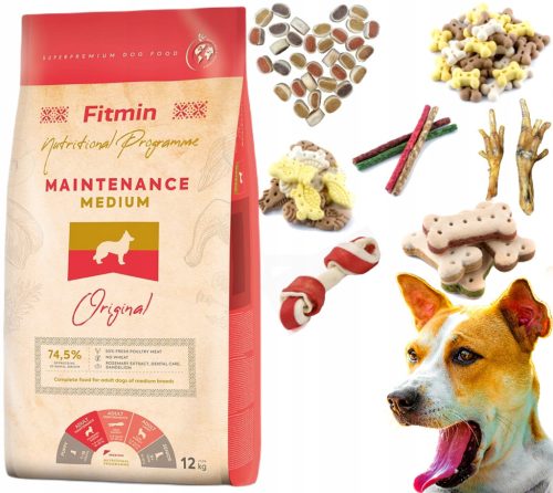  Fitmin Hund mittlerer Pflegeaufwand – 12 kg