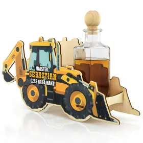  Bagger-Karaffe und Gläser, Geburtstagsgeschenk