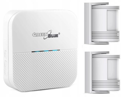 GreenBlue Funkbake 120 m 110 dB + Bewegungssensor für GreenBlue GB211 Eingangsbake