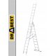Drabest Leiter 6,55 m Aluminium 3 x 11 bis 150 kg