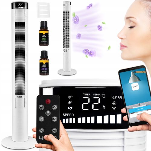  Yoer Spiro weißer Säulenventilator