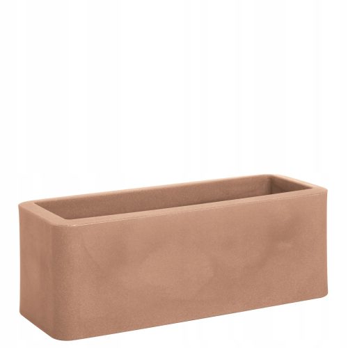  Blumentopf Nicola 50 cm x 20 x 18 cm, Kunststoff, Braun- und Beigetöne
