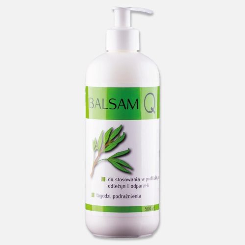 Regenerierender Balsam Q 500 ml mit Teebaumöl und Lavendel von India Cosmetics