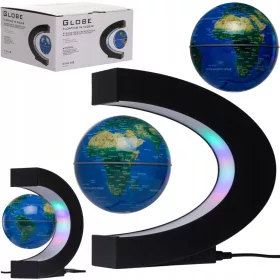  Beleuchteter Globus mit schwebender Karte, LED-Lampe