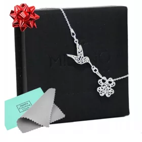  SILBERNES PROMI-PROMI-KLEEBLAU-SILBERARMBAND