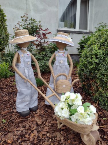  DEKO - GARTENFIGUR EIN PAAR GÄRTNER