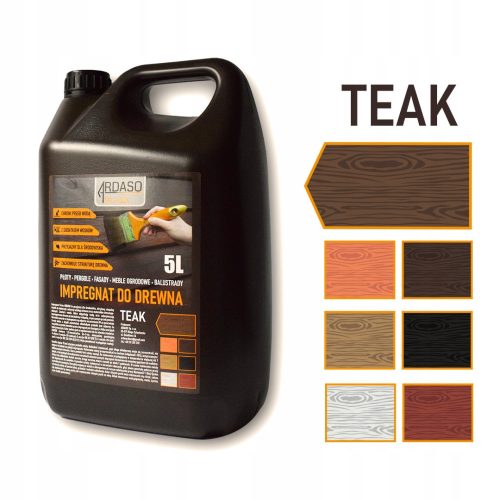 IMPREGNAT dekorative Holzfarbe 5l Teak