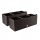  Prosperplast Blumentopf 60 cm x 25 x 24 cm, Kunststoff in Braun- und Beigetönen