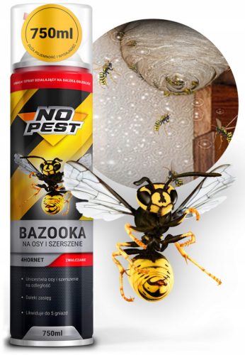 Insektenschutzmittel No Pest Bazooka Spray für Wespen und Hornissen 750 ml