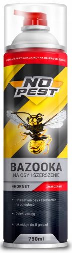  No Pest Bazooka Spray für Wespen und Hornissen 750 ml