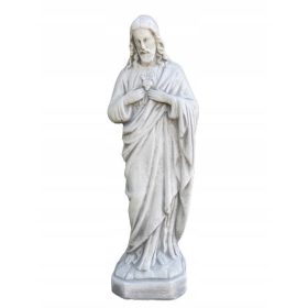  Konkrete heilige Figur von Jesus mit Herz