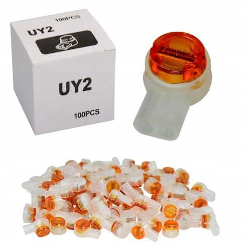 UY2 Schnellverbinder 0,4-0,8 mm² / 2, 100 Stk.