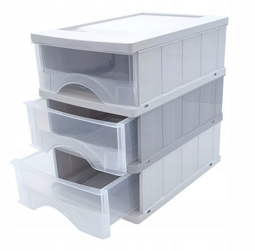  Super Dudek Organizer mit Schubladen für Dokumente 25 cm x 25 cm x 18 cm