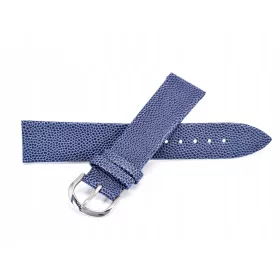  Uhrenarmband 18MM BLAUER Ledermantel