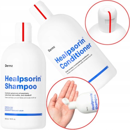 Healpsorin™ Shampoo & Conditioner Set gegen Schuppenflechte und seborrhoische Dermatitis