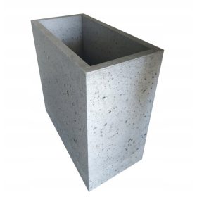  Betonblumentopf 60x30x60 cm grau