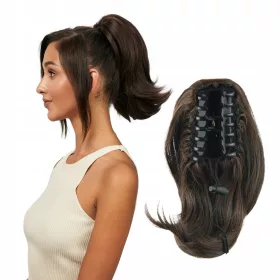    Halblanges synthetisches hellblondes Haarteil für Damen von Cameron Hair