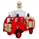  LUSTIGE GESCHENKKARAFFE UND GLÄSER FEUERWEHRWAGEN