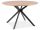  ASTER runder Tisch 120x120 Eiche/Schwarz Loft SIGNAL