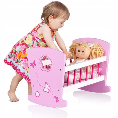  Eine Wiege und ein Bett für eine Leomark-Puppe