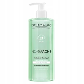   Dermedic Normacne Antibakterielles Gesichtswaschgel für Akne-Haut, 500ml