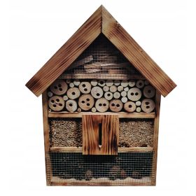  Häuschen, Insektenhaus, Insektenhotel. Gefeuert – 47 cm