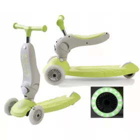  LED-Roller 2in1 Toys Scooter für Kinder GRÜN