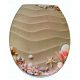 Toilettensitze Toilettensitz mit Strandgrafik, Duroplast-Aufdruck