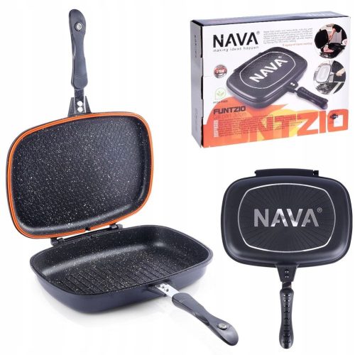 Bratpfannen NAVA Funtzio doppelseitige Bratpfanne, 32 cm, Granit