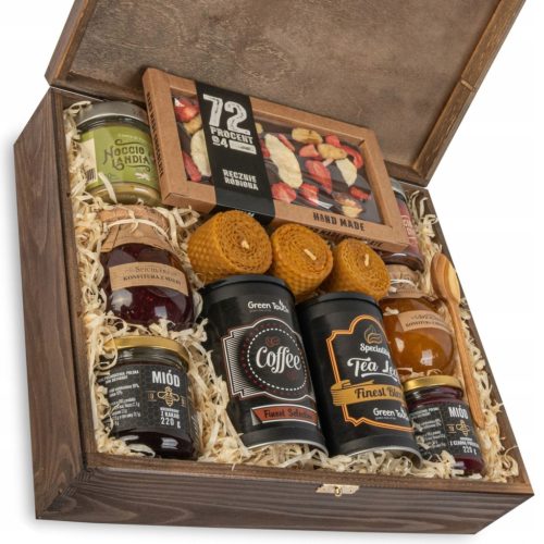  GESCHENKBOX Deluxe-Set mit Tee und Süßigkeiten