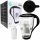  Dafi Crystal LED Glasfilterkanne 2 l silber/grau