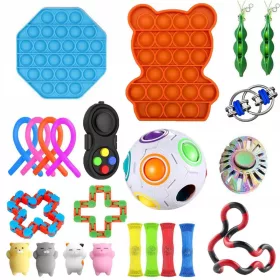  SET MIT 23 SENSORISCHEN ANTI-STRESS-SPIELZEUGEN