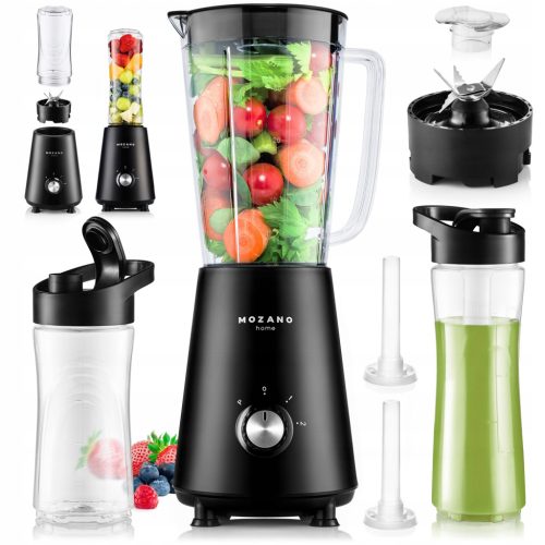  SMOOTHIE BLENDER 2 FLASCHEN + 2 KÜHLPATRONEN 3in1