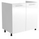  Halmar weißer Küchenschrank 52 x 80 x 82 cm, Frontfarbe: Weiß