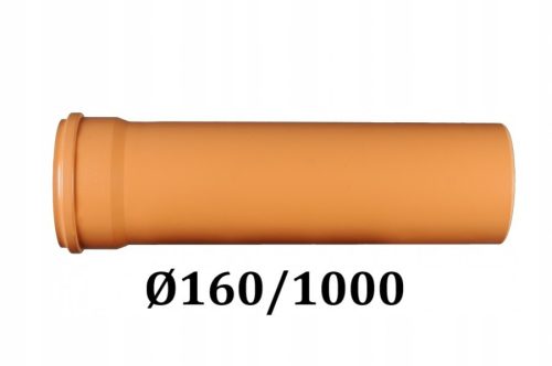 PVC-ABWASSERROHR Ø160 ABWASSER 160/1000